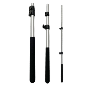 Mango de extensión de tubo de aluminio del fabricante y poste telescópico